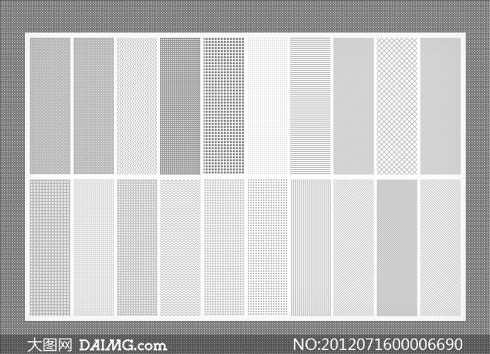 20款像素格子填充图案 - 大图网设计素材下载